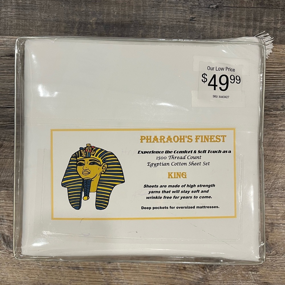 King size Egyptian Cotton sheet set - 1500 Thread Count